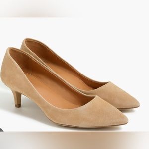 J. Crew Factory Esme Suede Kitten Heel Saddle Women's US 12 EU 42.5